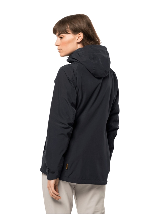 čierna Nová Bunda Glaabach 3v1 Z Vlčej Kože