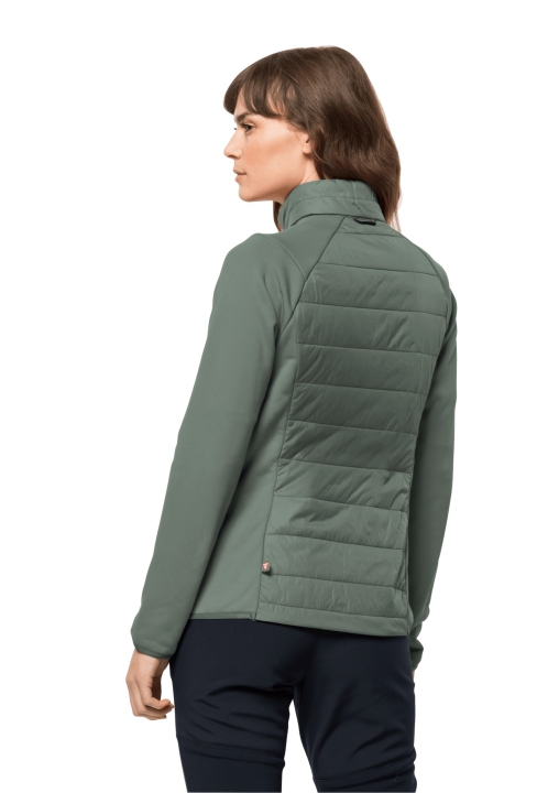 Jack Wolfskin Bergland Hybrid W Hedge Green Best