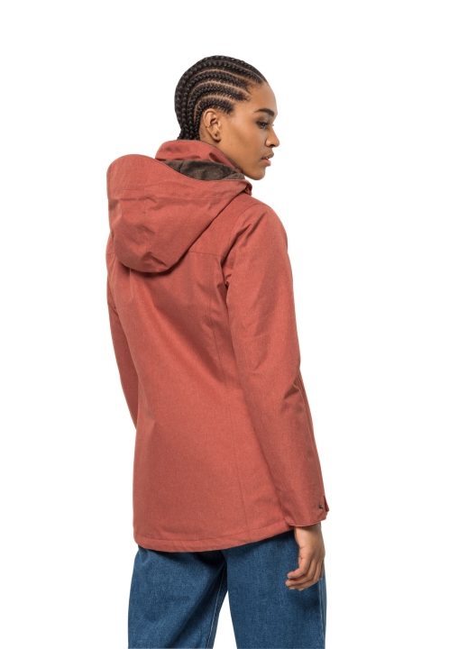 Bunda Park Avenue Jesenná červená Jack Wolfskin Zn