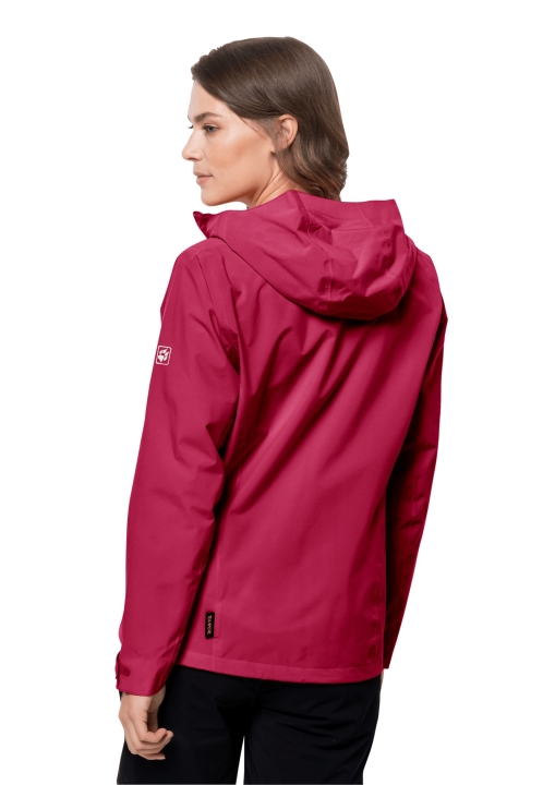 Pack & Go Shell W Cranberry Hot Jack Wolfskin