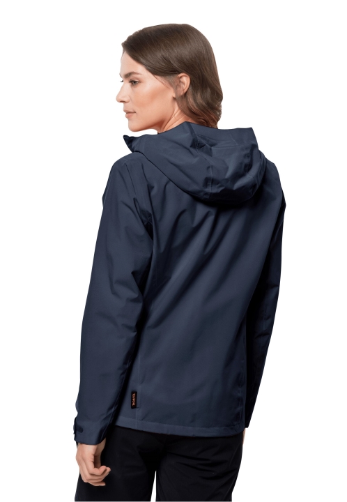 Nočná Modrá Pack & Go Shell W Fashion Jack Wolfskin