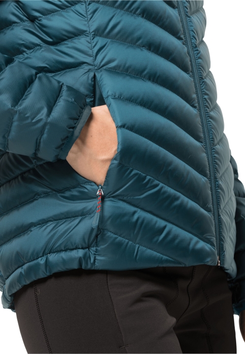 Passamani Páperie S Kapucňou W Jack Vlčia Koža Pôvodu Modrý Koral