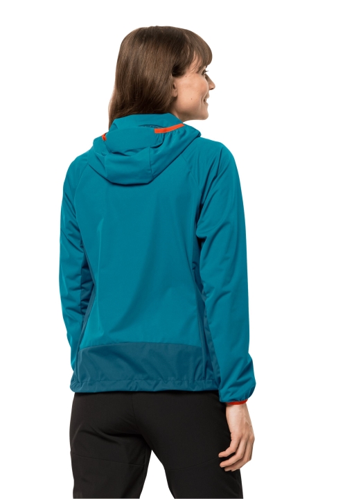 Eagle Peak Ii Hoody W New Jack Vlčia Koža Sladkovodná Modrá