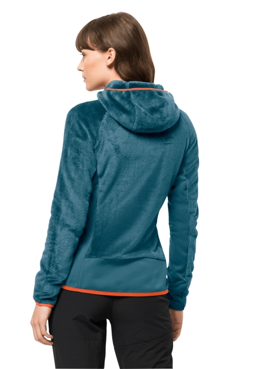 Jack Wolfskin Blue Coral Rotwand Hooded Fz W Origins