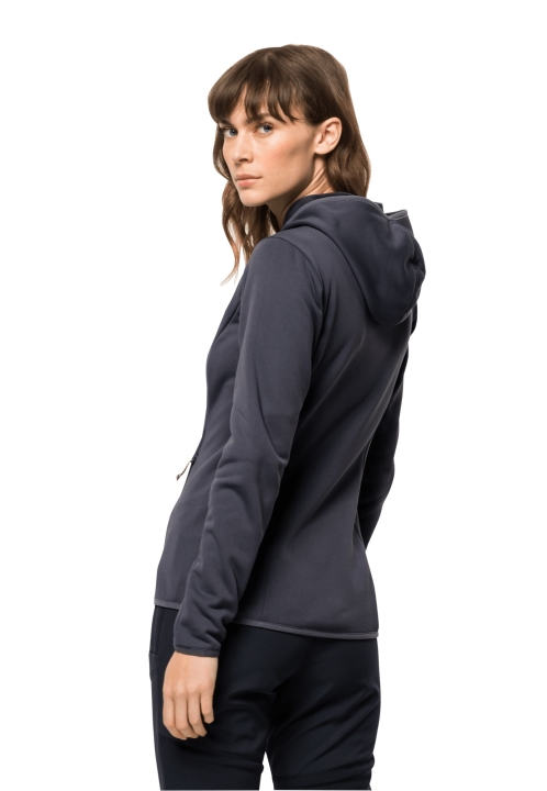 Baiselberg Hooded Fz W Jack Wolfskin Graphite New