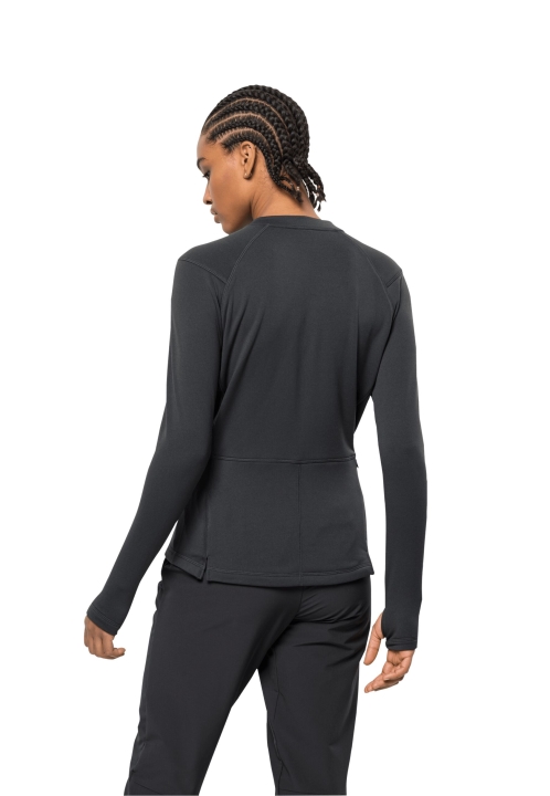 Jack Wolfskin Kolekcia Fantómový Bicykel Na Dochádzanie Polovičný Zips W