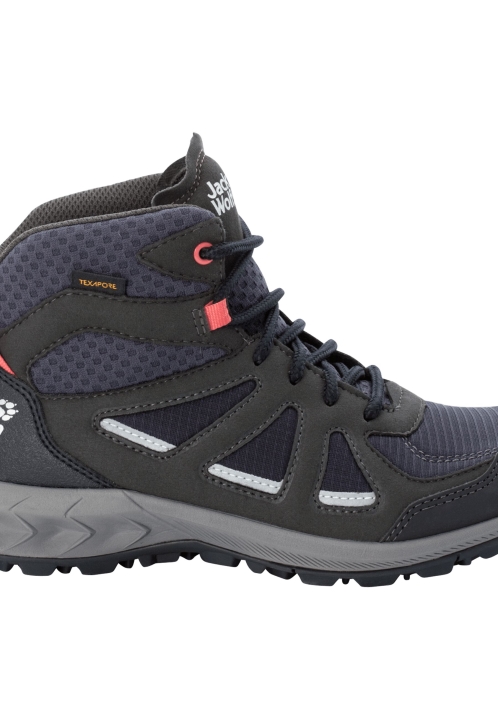 New Woodland 2 Texapore Mid W Tmavomodro-ružová Jack Vlčia Koža