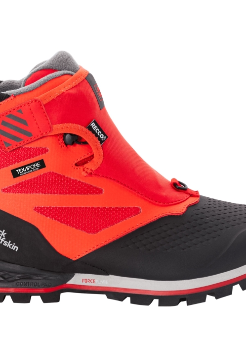 červeno-čierna Jack Wolfskin Best 1995 Séria Texapore Mid W