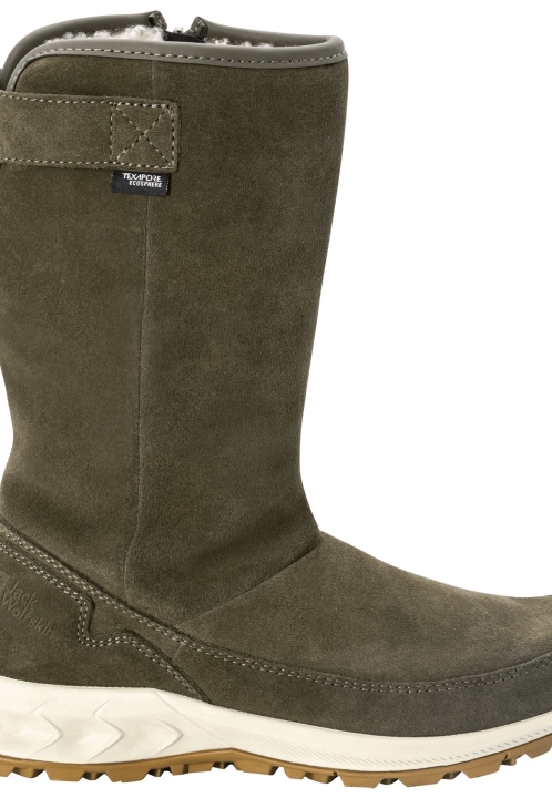 Horúca Zaprášená Olivová Jack Vlčia Koža Queenstown Texapore Topánka V š