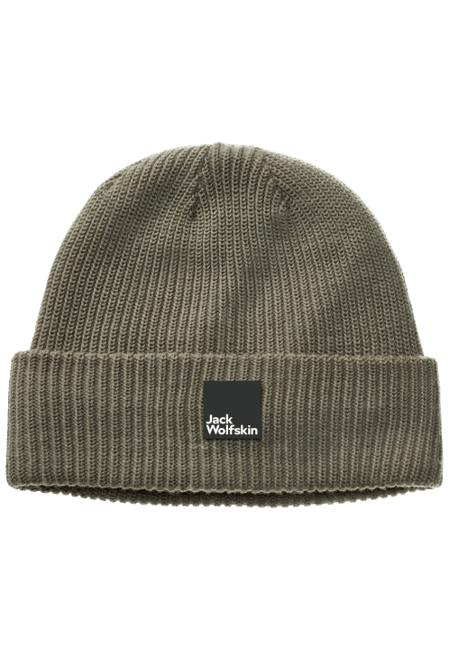 Pergamonská čiapka Jack Vlčia Koža Zaprášená Olivová Pôvod