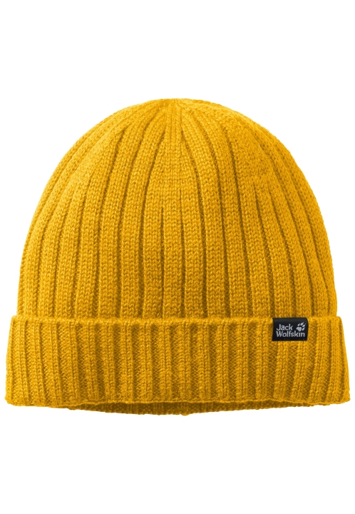 Storlock Rip Pletená čiapka Jack Wolfskin Značky Statný žltý Xt