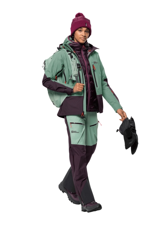 Divoké Bobule Alpspitze čiapka S Módnou Jack Vlčou Kožou