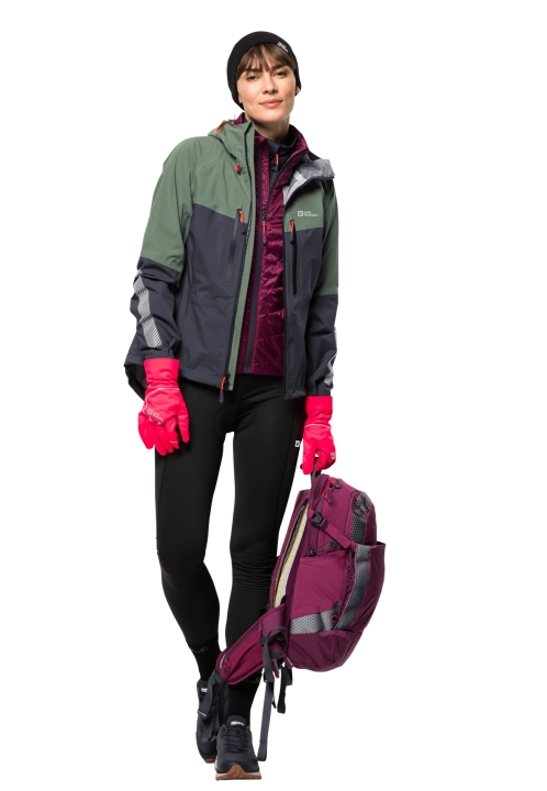 Kolekcia Blikajúca Ružová Morobbia ľahká Rukavica Jack Vlčia Koža