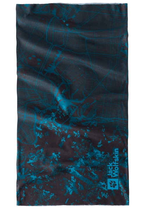 Melanžová Pokrývka Hlavy Originálna Modrá Koralová Po Celej Vlčej Koži