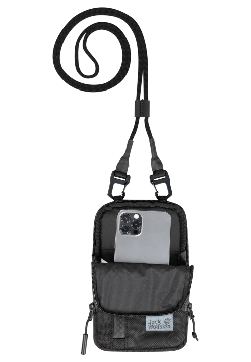 Jack Wolfskin Horúce Frankfurtské Puzdro Na Telefón Ultra čierne