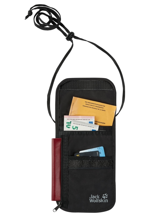 čierny Organizér Jack Wolfskin Originál