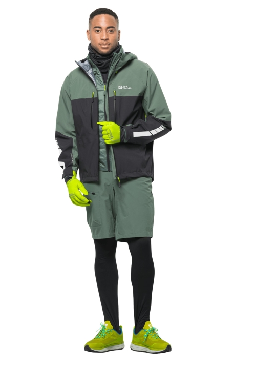 Jack Wolfskin Morobbia ľahká Rukavica Blikajúca žltá Zn