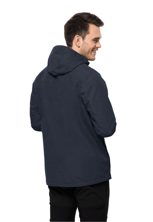 Nočná Modrá Módna Bunda Jack Wolfskin Altenberg 3v1 M