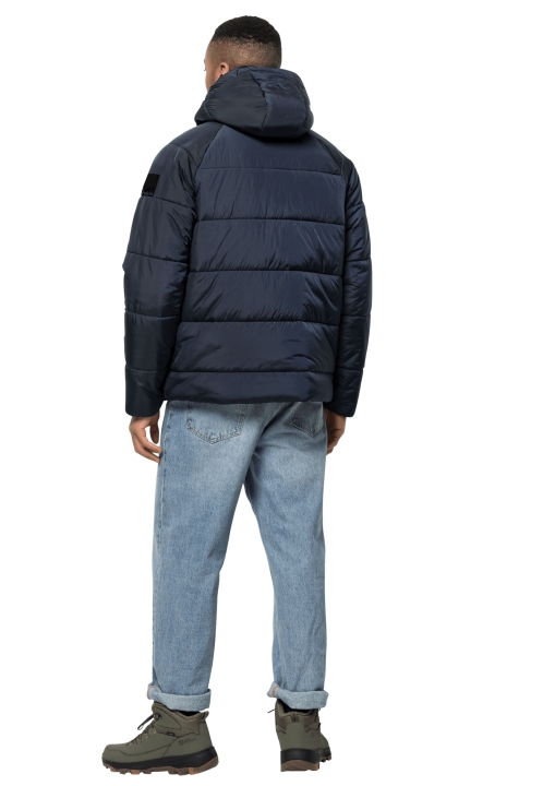 Hot Jack Vlčia Koža Eisbach Bunda M Nočná Modrá