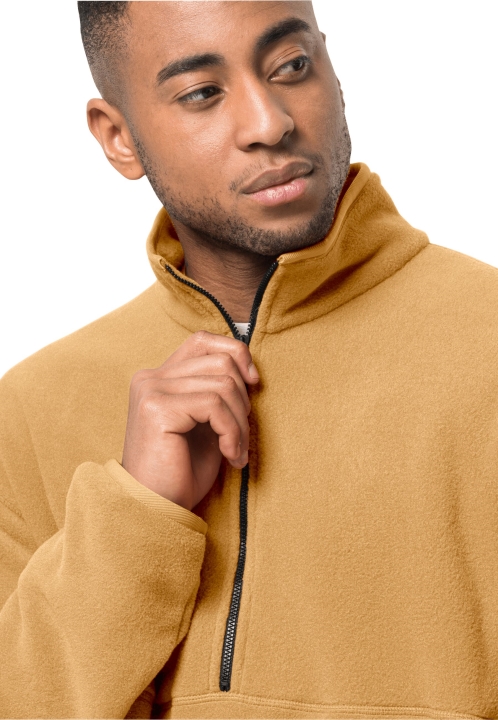 Jantárovo Zlatá Originál Osloer Polovičný Zips W Jack Wolfskin