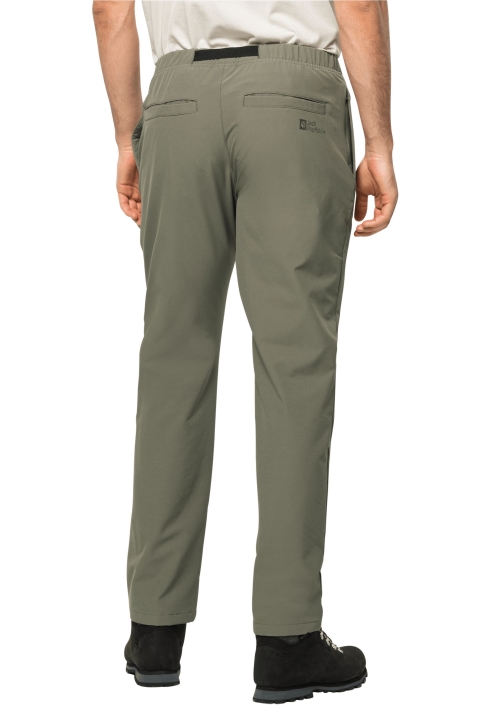 Značka Dusty Olive Zimné Vychádzkové Nohavice M Jack Wolfskin