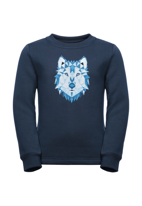 Nočný Modrý Zvierací Pulóver K Jack Vlčia Koža Horúci