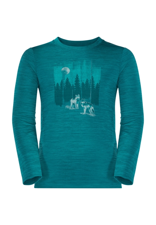 Fashion Vargen Longsleeve K Bay Blue Jack Vlčia Koža