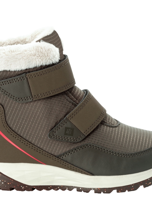 Kaki-červený Polar Wolf Texapore Mid Vc K Collections Jack Wolfskin