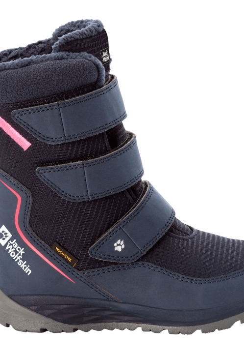 Značky Jack Wolfskin Polar Boot Texapore High Vc K Tmavo Modro-ružové