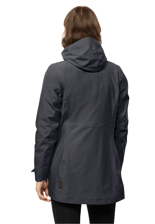 čierna Bunda Herzberg 3v1 W Jack Wolfskin Zn