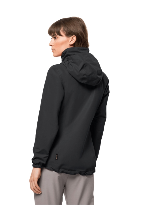 Jack Wolfskin Stormy Point 2l Bunda W čiernej Zn