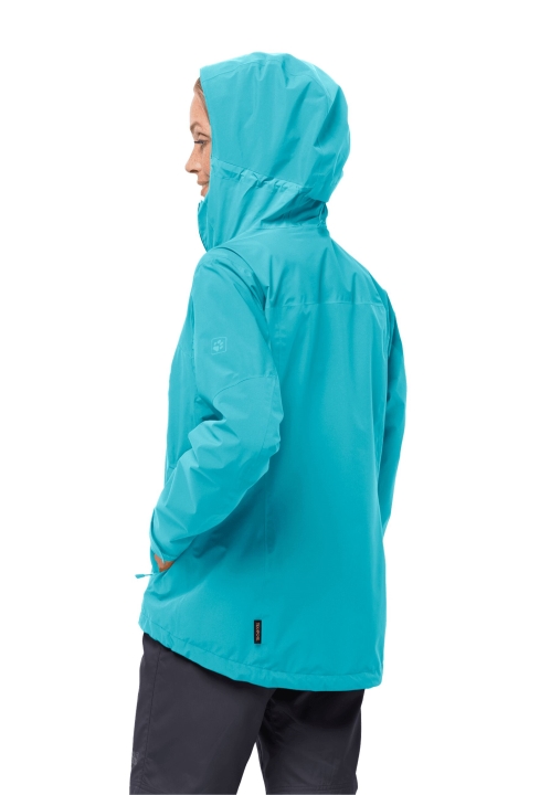 Turistická Bunda S Kolekciou Jack Wolfskin Dark Aqua