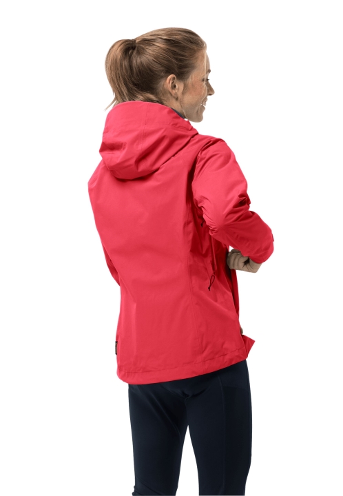 Jack Tulipán Z Vlčej Kože červená Bunda S Najvyšším šiltom W Hot