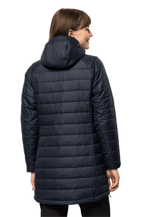 New Bergland Ins Coat W Jack Wolfskin Night Blue