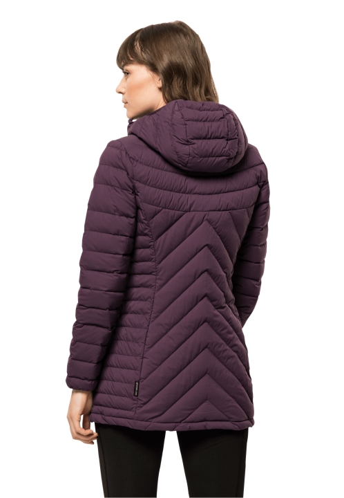 Jack Vlčia Koža Atletický Páperový Kabát S Viničom Horúci