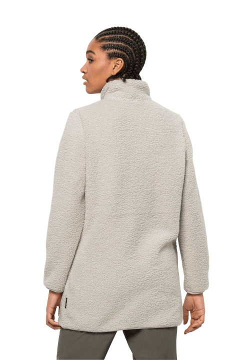 Pôvod Vysoký Kučeravý Kabát W Jack Vlčia Koža Zimná Perla