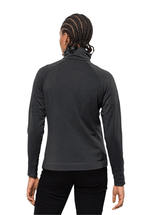 čierna Bunda Waldsee So Značkou Jack Wolfskin