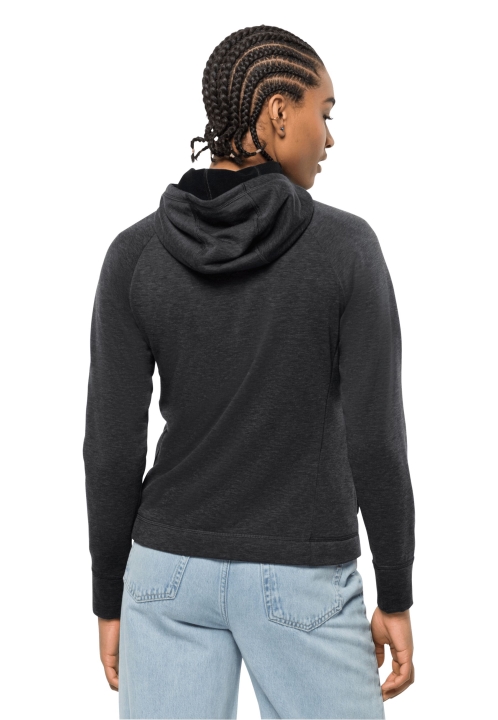 Horúca Waldsee Bunda S Kapucňou W Jack Wolfskin Black