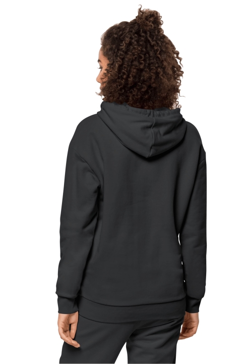 Jack Wolfskin Basic Hoody W Black Značky