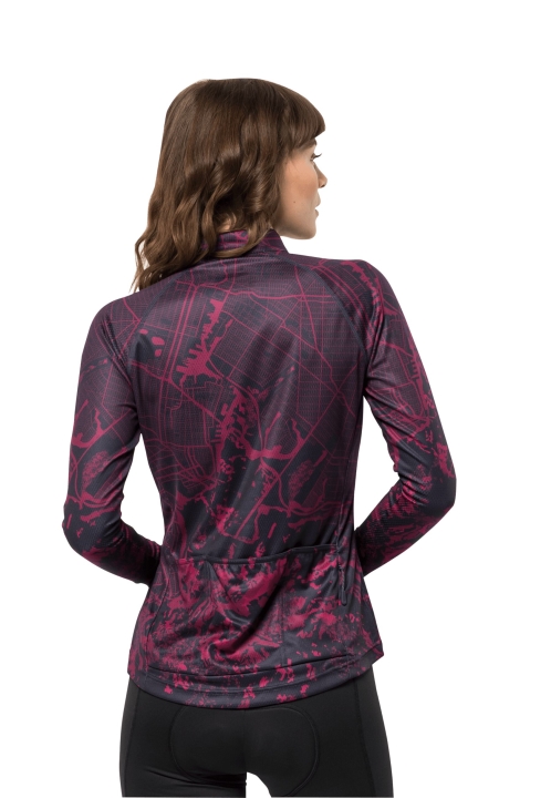 Najlepšie Morobbia L/s Tlačené W Jack Wolfskin Grafit Celoplošne