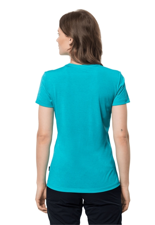 Crosstrail Graphic T W Jack Wolfskin Original Dark Aqua