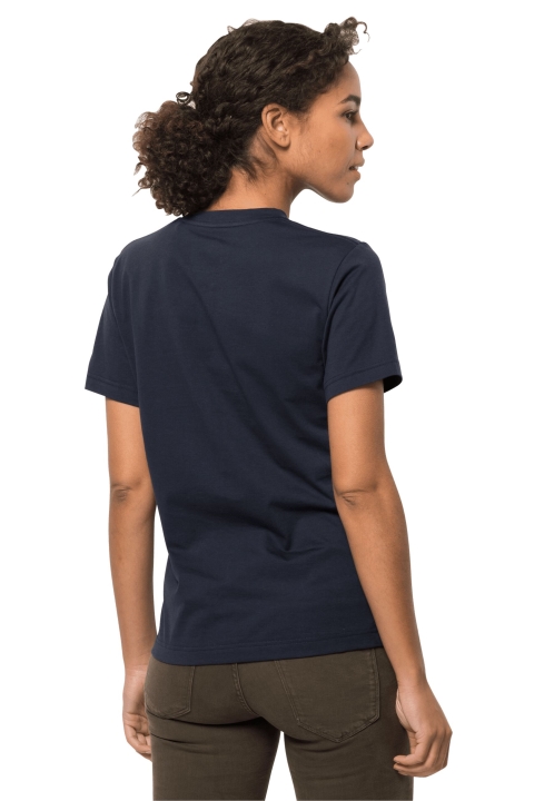 Kvetinové Logo T W Kolekcia Jack Vlčia Koža Nočná Modrá