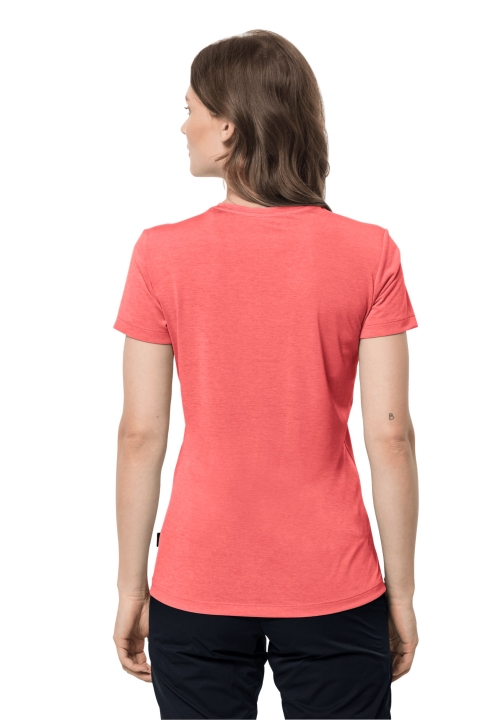 Originál Jack Wolfskin Crosstrail Graphic T W Púštna Ruža