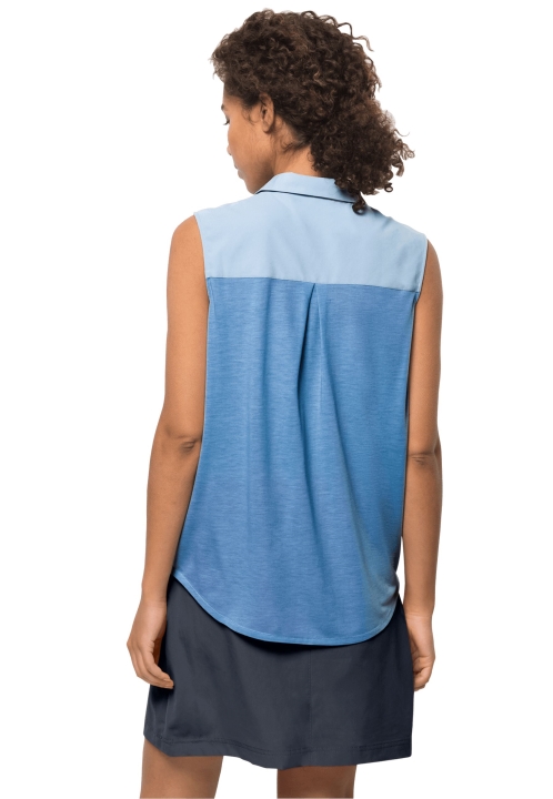 Modrá Hmla Kolekcia Jack Vlčia Koža Sonora Košeľa Bez Rukávov š