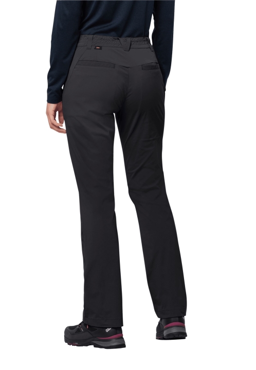 Horúce čierne šiltové Nohavice W Jack Wolfskin