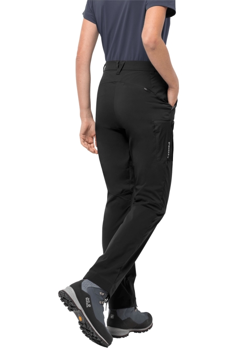 Značkové Overland Nohavice W Jack Wolfskin Black