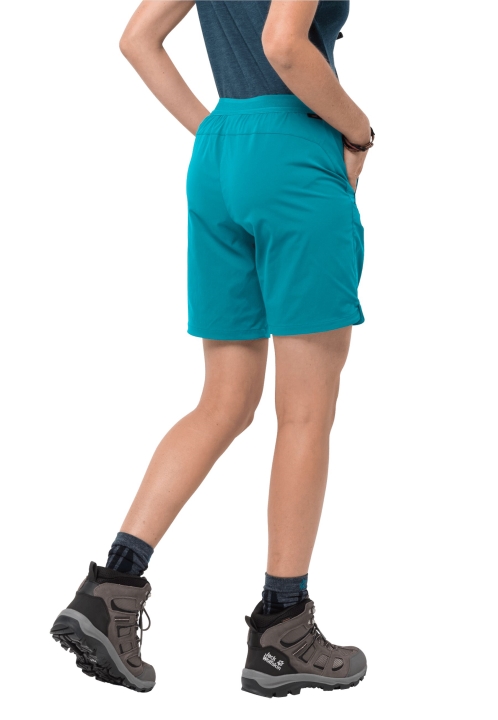 Hilltop Trail šortky W Jack Wolfskin Dark Aqua Fashion