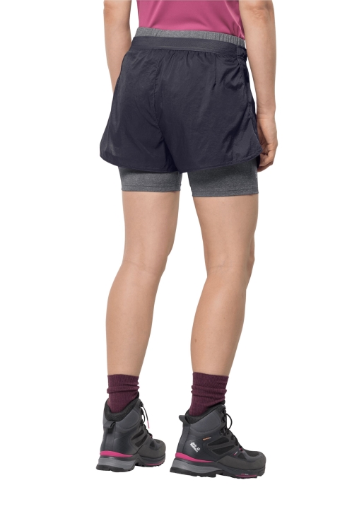 Tasmanské šortky S Originálnou Grafitovou Vlčou Kožou