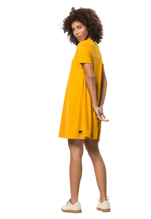 Horúce Zlatožlté Jack Vlčia Koža Príroda Reliéf šaty