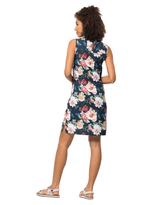 Jack Wolfskin Hot Night Blue All Over Tioga Road Flower Dress